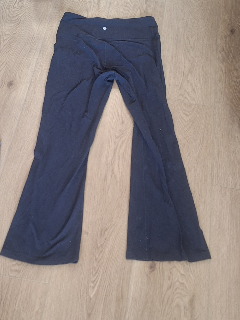 Lululemon Black Yoga Pants with Flared Leg